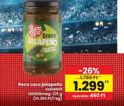 Spar Poco Loco jalapeño szeletelt ajánlat