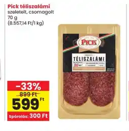 Spar Pick téliszalámi ajánlat