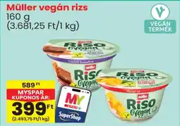 Spar Müller vegán rizs ajánlat