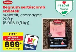 Spar Regnum sertéscomb szeletek ajánlat