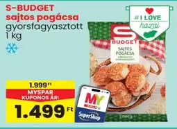 Spar S-BUDGET sajtos pogácsa ajánlat