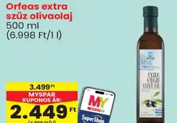 Spar Orfeas extra szűz olívaolaj ajánlat