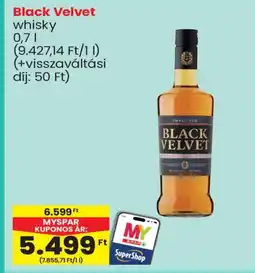 Spar Black Velvet whisky ajánlat