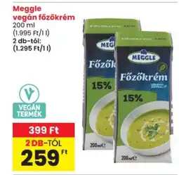 Spar Meggle vegán főzőkrém ajánlat