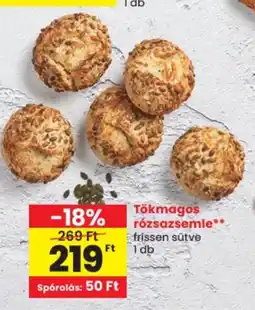 Spar Tökmagos rózsazsemle ajánlat