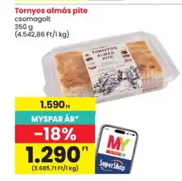 Spar Tornyos almás pite ajánlat