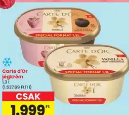 Spar Carte dOr jégkrém ajánlat