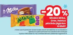 Spar Milka, Oreo, Kaktus pálcikás jégkrém ajánlat