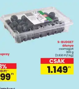 Spar S-BUDGET áfonya ajánlat