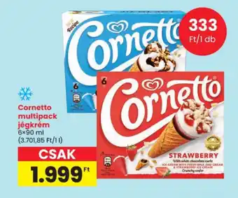 Spar Cornetto multipack jégkrém ajánlat