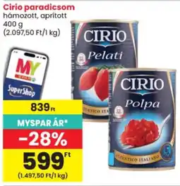 Spar Cirio paradicsom ajánlat