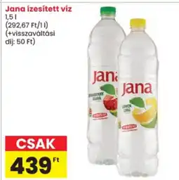 Spar Jana ízesített víz ajánlat