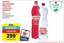Spar Apenta, Apenta Light, Vitamixx szénsavas üdítőital ajánlat