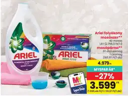 Spar Ariel folyékony mosószer, mosópárna ajánlat