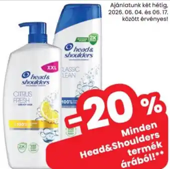 Spar Head & Shoulders termék ajánlat