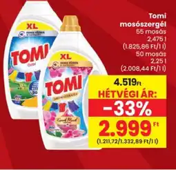 Spar Tomi mosószergél ajánlat