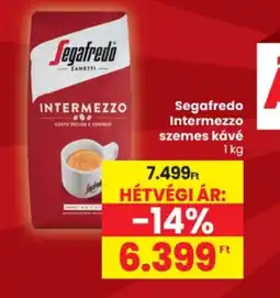 Spar Segafredo Intermezzo szemes kávé ajánlat