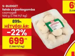 Spar S-BUDGET fehér csiperkegomba ajánlat