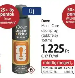 DM Dove Men + Care deo spray ajánlat