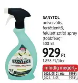 DM SANYTOL ajánlat