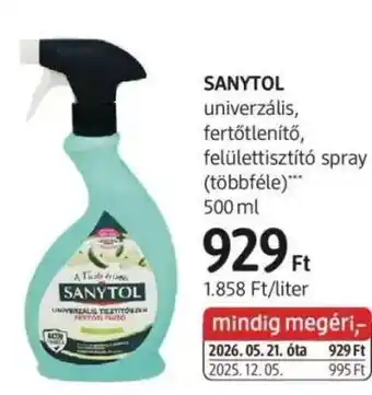 DM SANYTOL ajánlat
