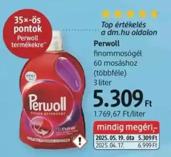 DM Perwoll ajánlat