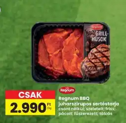 Interspar Regnum BBQ juharszirupos sertéstarja ajánlat
