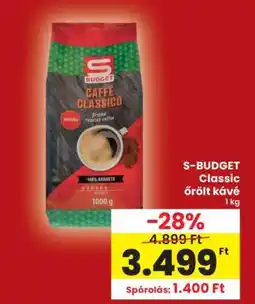 Interspar S-BUDGET Classic őrölt kávé ajánlat