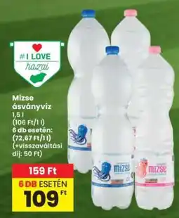 Interspar Mizse ásványvíz ajánlat