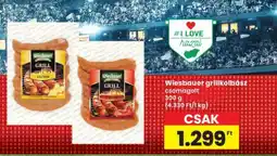 Interspar Wiesbauer Grillkolbász ajánlat