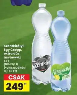 Interspar Szentkirályi Egy Csepp, extra dús ásványvíz ajánlat