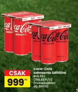 Interspar Coca-Cola szénsavas üdítőital ajánlat