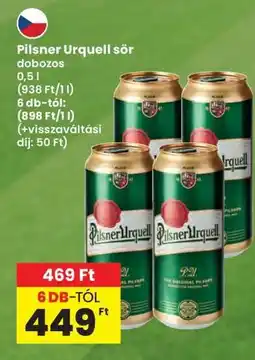 Interspar Pilsner Urquell sör ajánlat