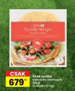 Interspar SPAR tortilla ajánlat
