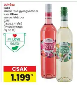 Interspar JUHÁSZ Rosé ajánlat