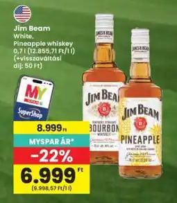 Interspar Jim Beam White, Pineapple whiskey ajánlat