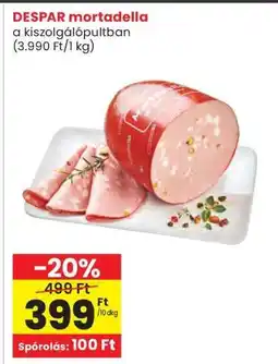 Interspar DESPAR mortadella ajánlat