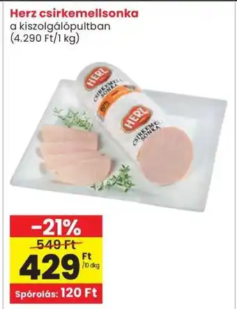 Interspar Herz csirkemellsonka ajánlat
