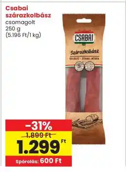 Interspar CSABAI SZÁRAZKOLBÁSZ ajánlat