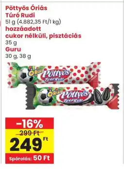 Interspar Pöttyös Óriás Túró Rudi ajánlat