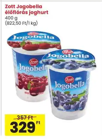 Interspar Zott Jogobella élőflórás joghurt ajánlat
