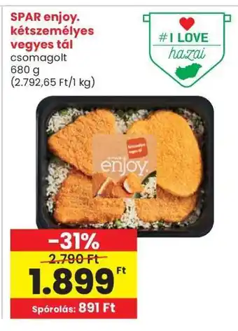 Interspar SPAR enjoy. kétszemélyes vegyes tál ajánlat
