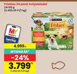 Interspar Friskies 24 pack kutyaeledel ajánlat
