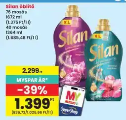 Interspar SILAN Öblítő ajánlat