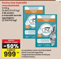 Interspar PURINA ONE HYDRALIFE MACSKAELEDEL ajánlat