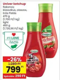Interspar UNIVER Ketchup ajánlat