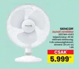 Interspar SENCOR Asztali ventilátor 3027WH-EUE3 ajánlat