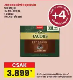 Interspar Jacobs kávékapszula ajánlat