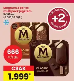 Interspar Magnum 3 db-os multipack jégkrém ajánlat