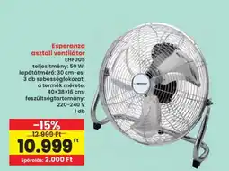 Interspar Esperanza asztali ventilátor ajánlat